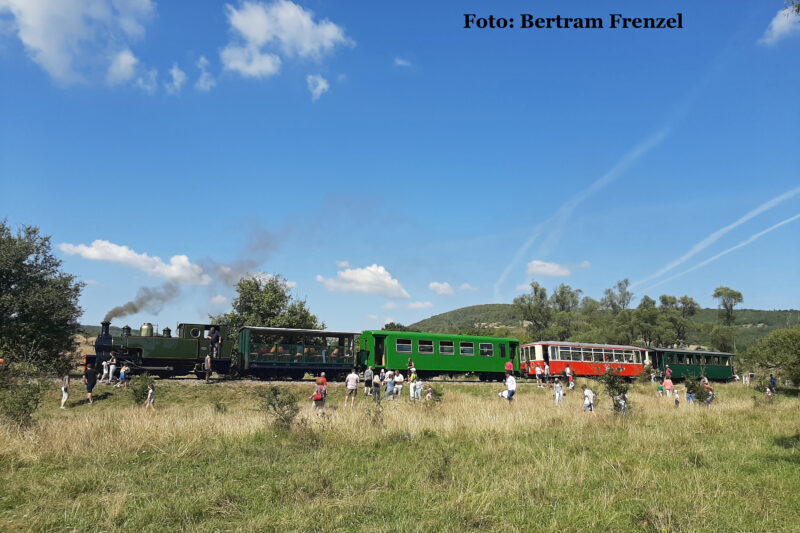 Fotohalt im Harbachtal auf dem Weg nach Cornățel