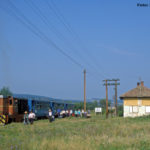 Auch zwei Tage darauf war in Benești wieder "großer Bahnhof" angesagt, als der Zug nach Agnita hier Station machte