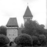 Detlef Schikorr besuchte am 28.07.1969 auch noch die im Zentrum gelegene Kirchenburg von Agnita. Bis April 1969 waren Schmalspurzüge durch die Ortsmitte von Agnita gefahren